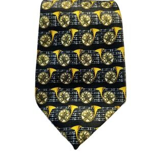 Albert Elovitz Music Tie French Horns Sheet Music Musician Band Teacher Gift 58"